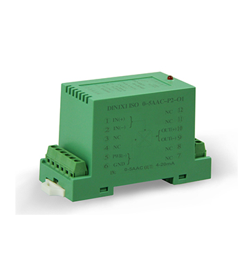 17、DIN1×1 ISO NNAC-O1系列無源二線制交流電壓電流轉(zhuǎn)4-20mA信號隔離變送器